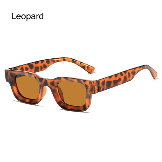 Men Vintage Rectangle Frame Sunglasses Fashion Retro Sun Glasses Luxury Brand Design UV400 Shades Eyewear Women Goggles